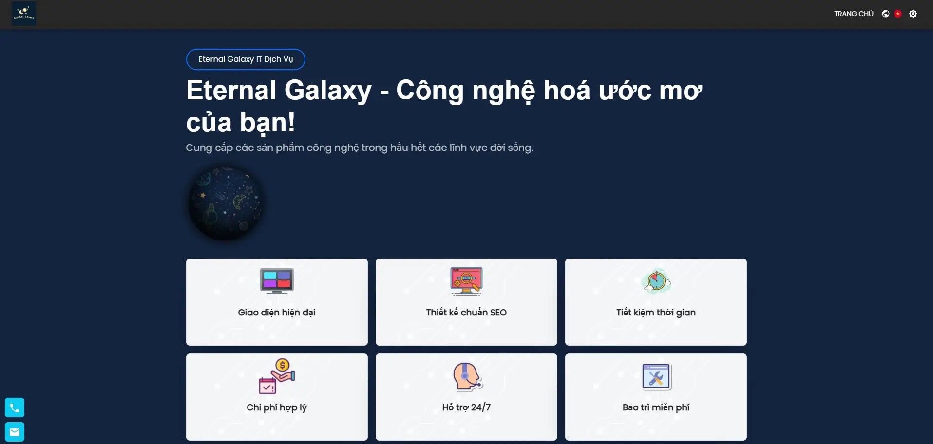 Eternal Galaxy — Trang chủ thương hiệu