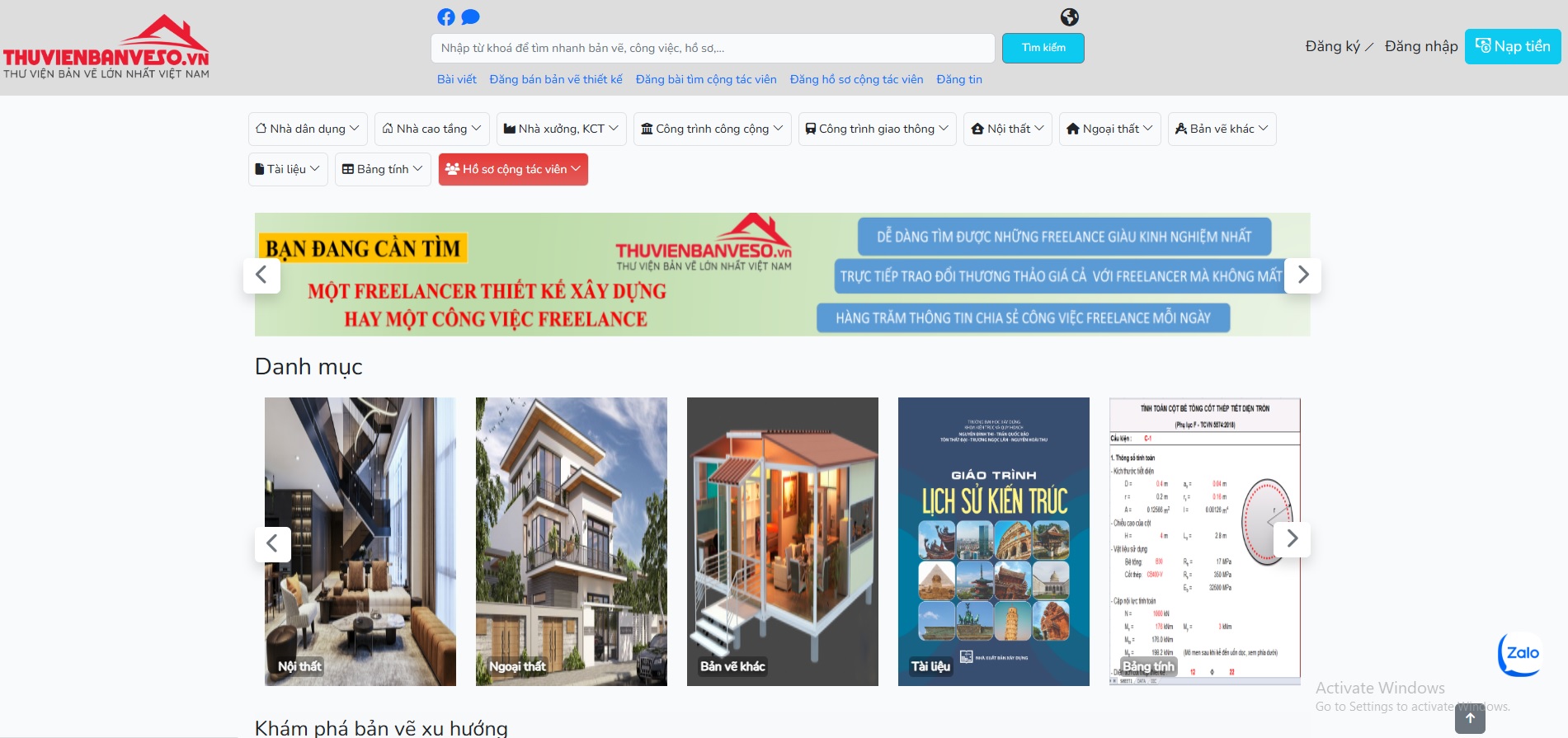 Thư Viện Bản Vẽ Số